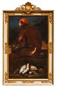 Alessandro de’ Pesci (aktiv bis 1750), Fischverkäufer